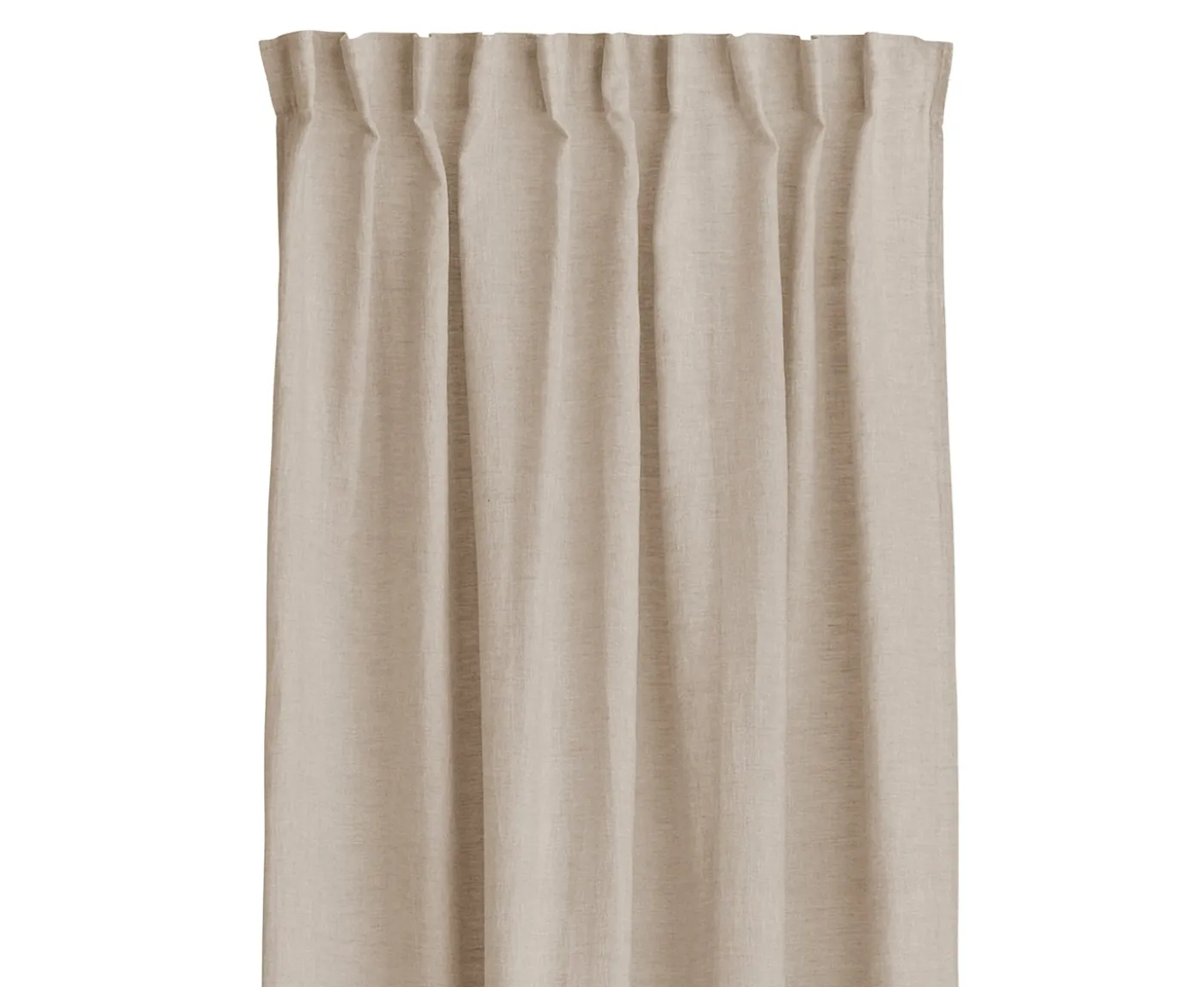 Himla Sunshine Gardinlängd Linne Oatmeal 140x250