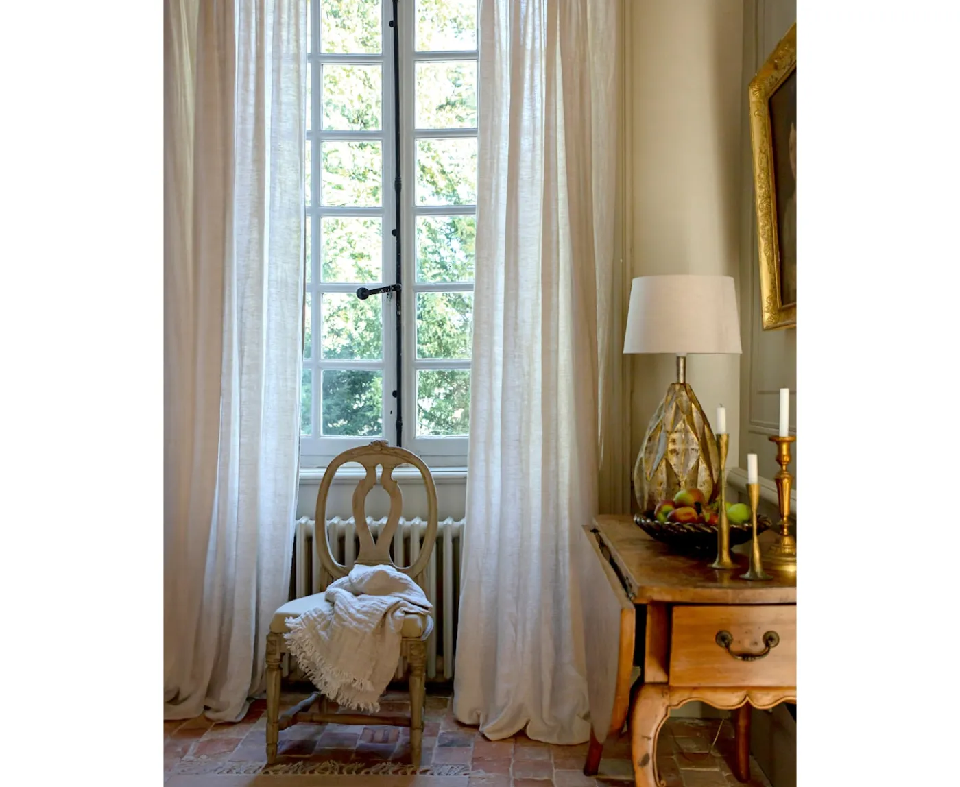 Himla Sunshine Gardinlängd Linne Oatmeal 140x250