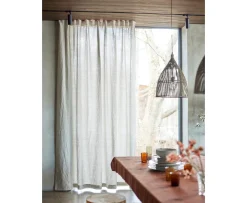 Himla Sunshine Gardinlängd Linne Oatmeal 140x250
