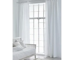 Himla Sunshine Gardinlängd Linne White 140x250