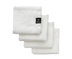 Himla Sunshine Linne Servett White 4-pack