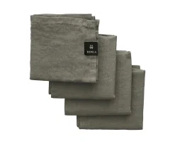 Himla Sunshine Linne Servett Charcoal 4-pack