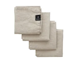 Himla Sunshine Linne Servett Ash 4-pack