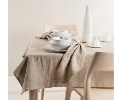Himla Sunshine Linneduk Natural 145x250