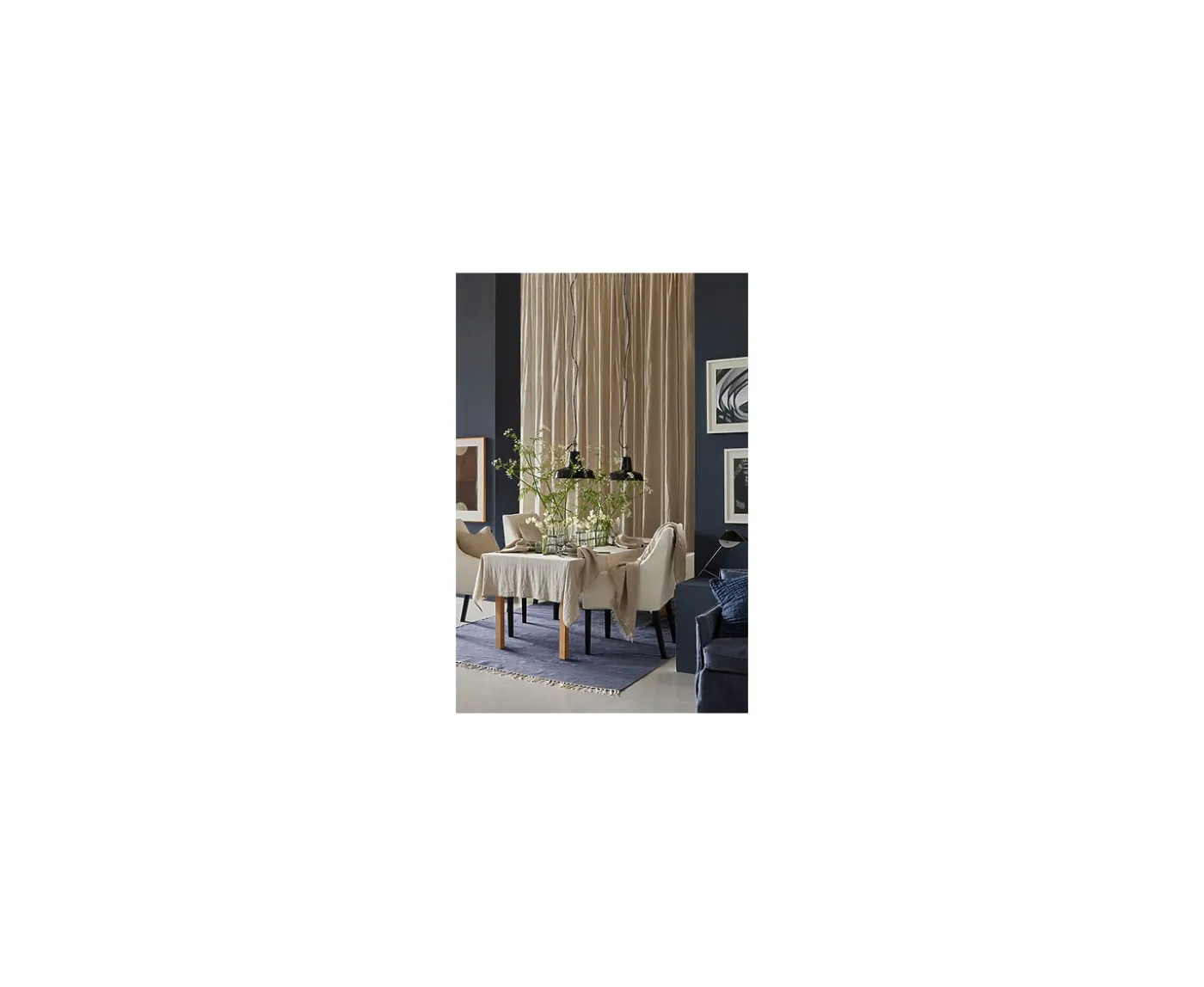 Himla Sunshine Linneduk Oatmeal 145x250