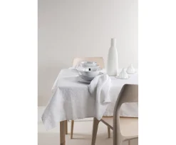Himla Sunshine Linneduk White 145x250
