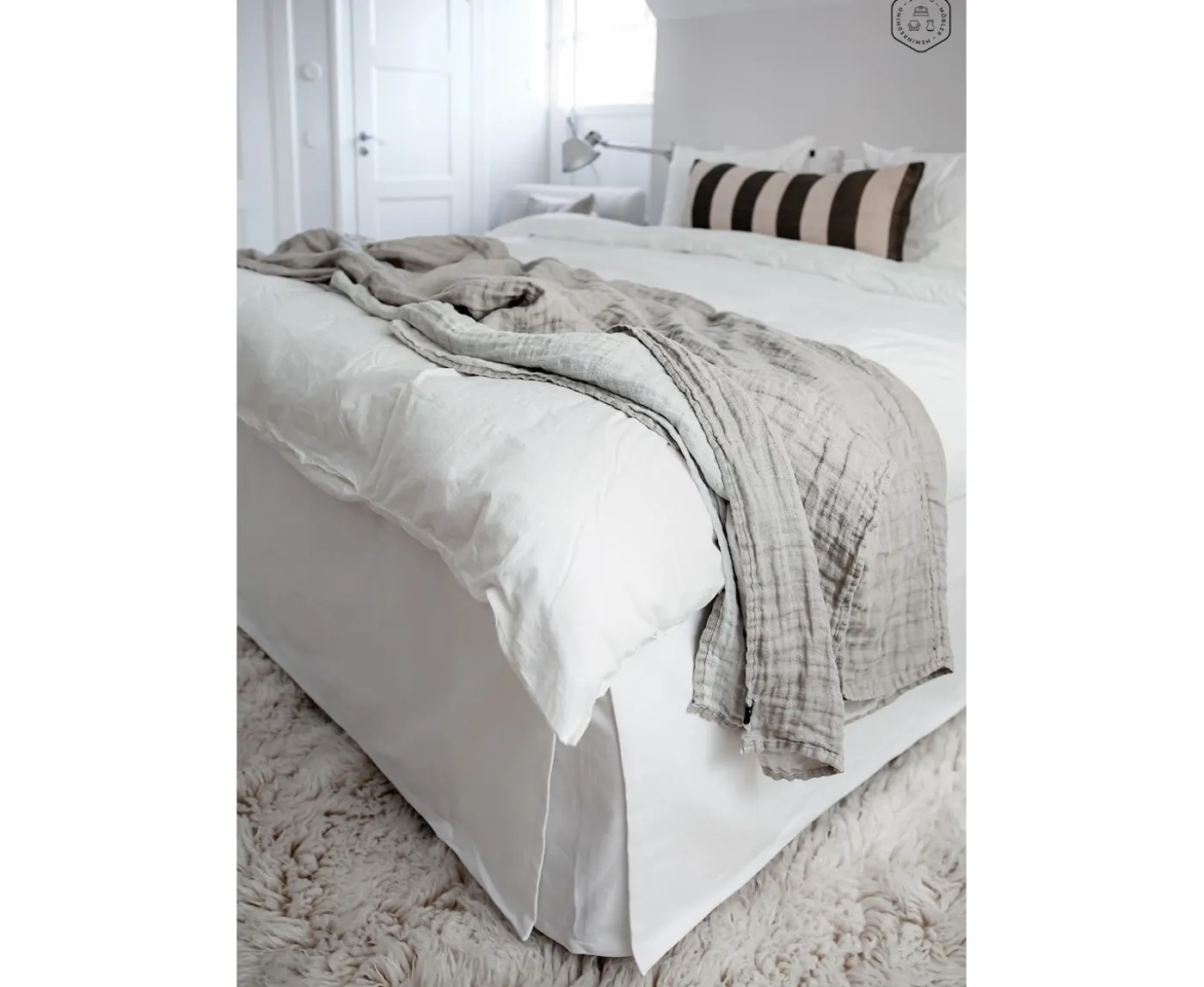 Himla Weeknight Sängkappa White 90x220x42
