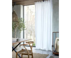Himla Sunshine Gardinlängd Linne White 140x290