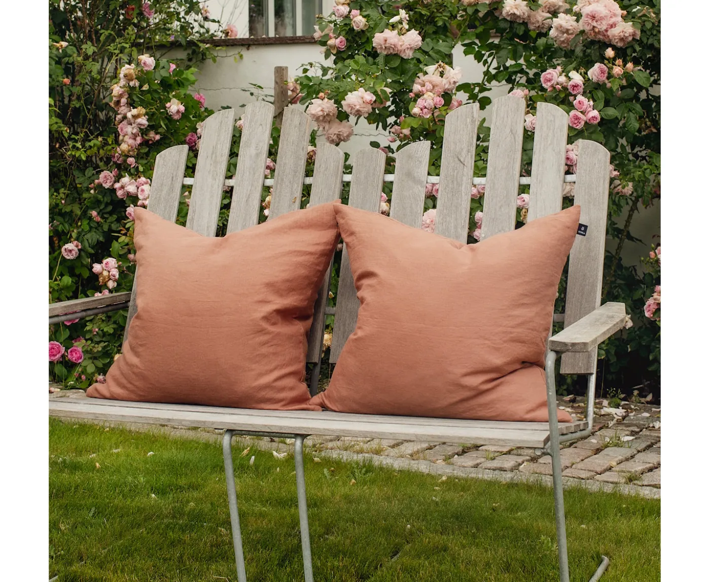 Himla Sunshine Kuddfodral Linne Grounded 60x60