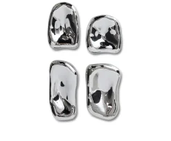 HKliving Glasskulptur Chrome 4-pack