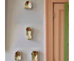 HKliving Glasskulptur Chrome 4-pack