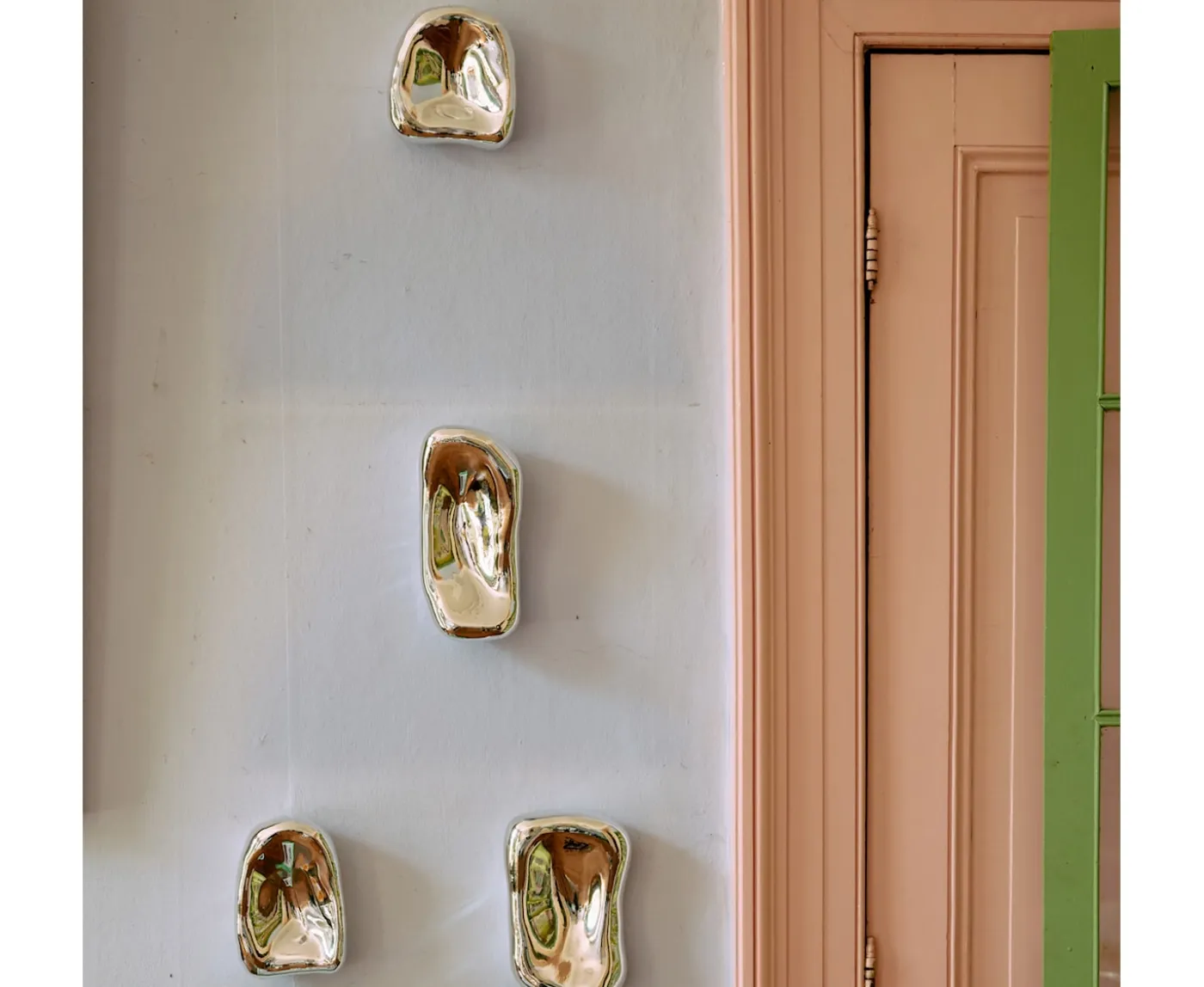 HKliving Glasskulptur Chrome 4-pack