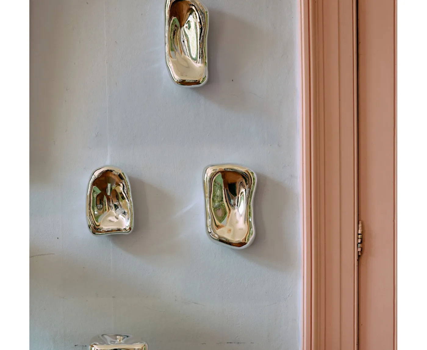 HKliving Glasskulptur Chrome 4-pack