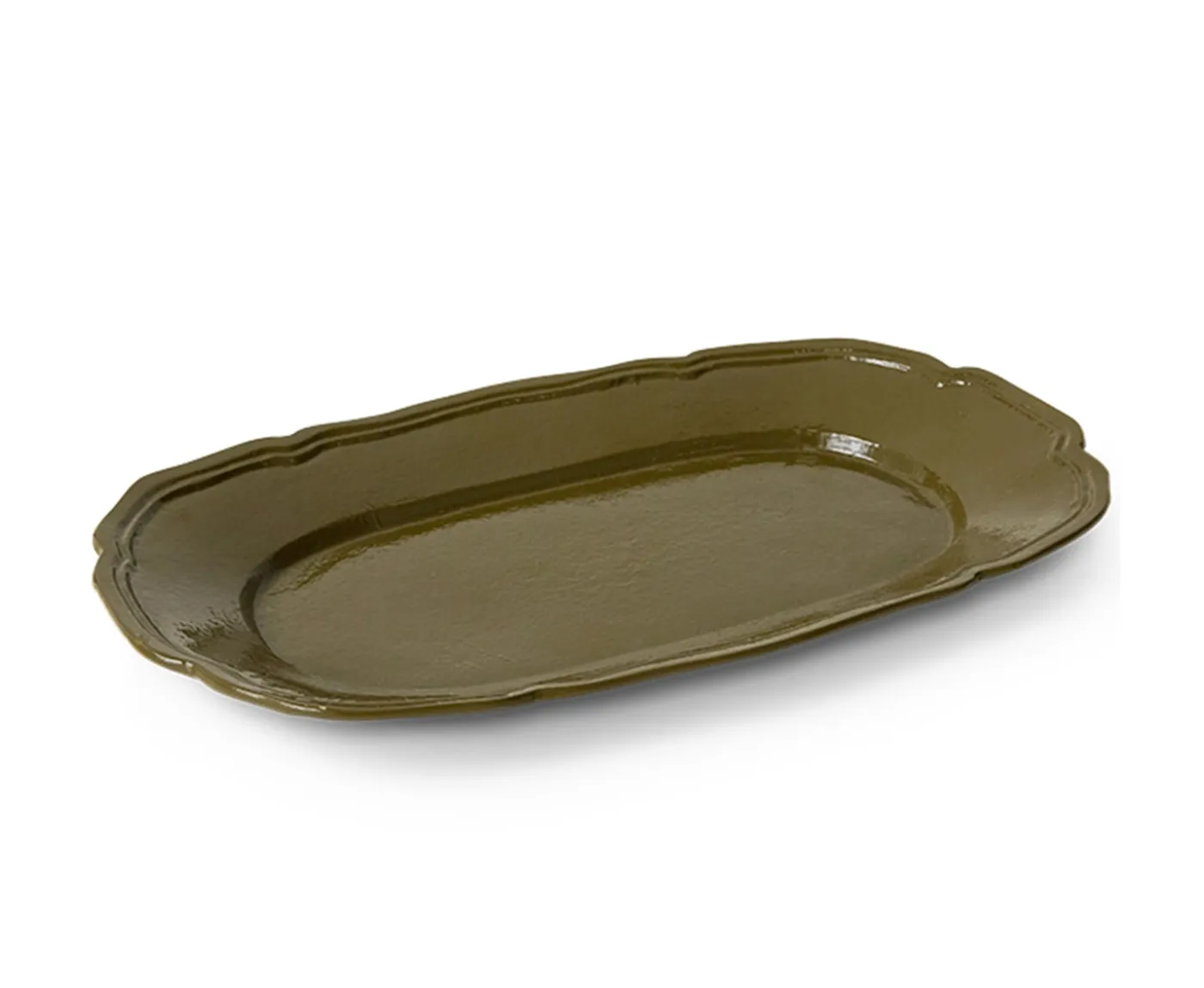 HKliving New Classics Serveringsbricka Olive 35x13