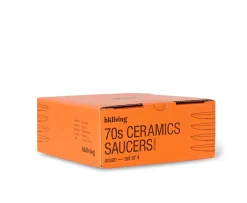 HKliving 70s Ceramics Assiett Ocean 4-pack