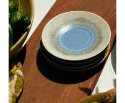 HKliving 70s Ceramics Assiett Ocean 4-pack