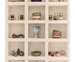 HKliving 70s Ceramics Kaffekopp Lagoon 4-pack