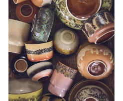 HKliving 70s Ceramics Ramenskål Verge 2-pack