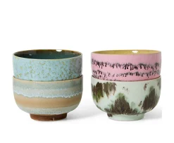 HKliving 70s Ceramics Skål Dada 4-pack