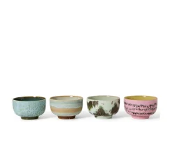 HKliving 70s Ceramics Skål Dada 4-pack