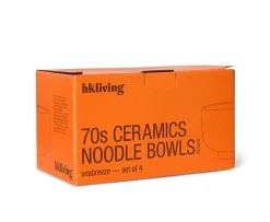 HKliving 70s Ceramics Skål Seabreeze 4-pack