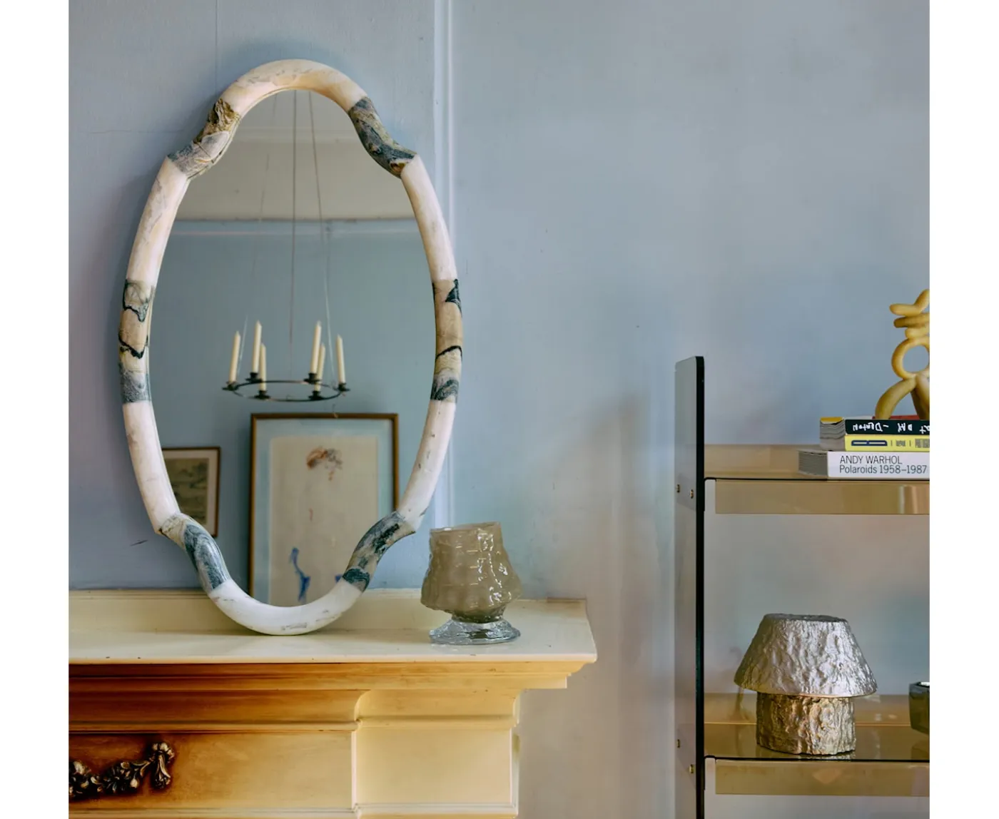 HKliving Artefact Bordslampa Aluminum