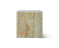 HKliving Block Sidobord Onyx Marble 35x35