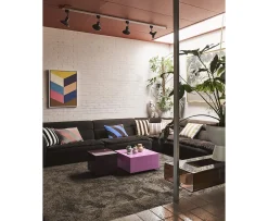 HKliving Block Spegelbord Pink 60cm