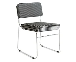 HKliving Endless Matstol Stripe Monochrome