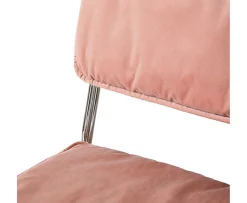 HKliving Endless Matstol Velvet Lychee Pink