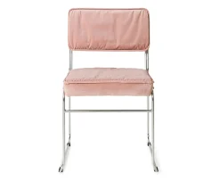 HKliving Endless Matstol Velvet Lychee Pink