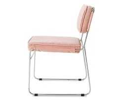 HKliving Endless Matstol Velvet Lychee Pink