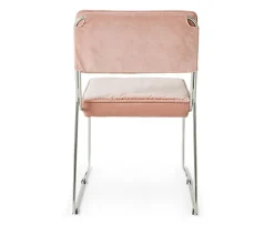 HKliving Endless Matstol Velvet Lychee Pink