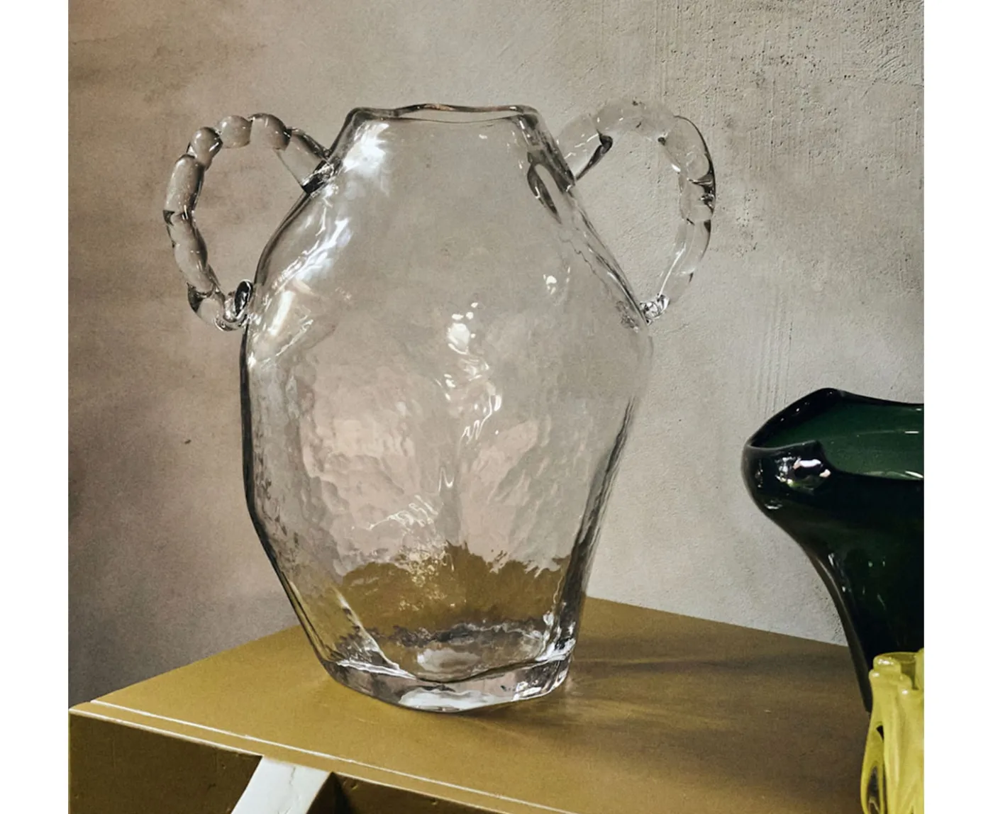 HKliving Gemstone Amfora Vas Crystal 40cm