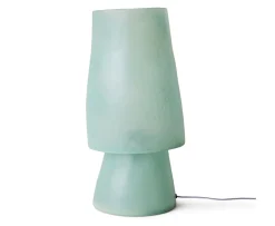 HKliving Glassfiber Bordslampa Petrol Blue 51cm