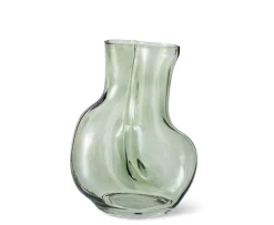 HKliving Gleam Vas Glas Olive 22cm