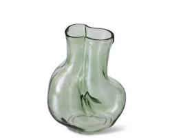 HKliving Gleam Vas Glas Olive 22cm
