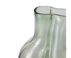 HKliving Gleam Vas Glas Olive 22cm
