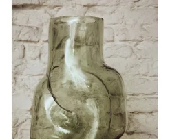 HKliving Gleam Vas Glas Olive 32cm