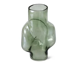 HKliving Gleam Vas Glas Olive 32cm