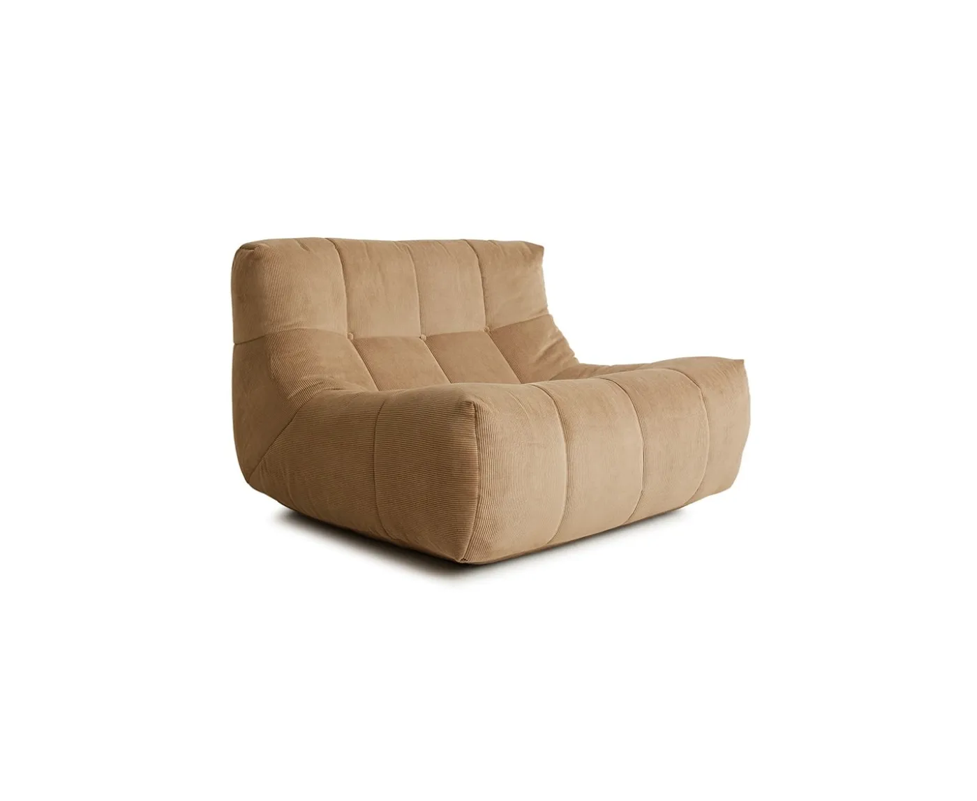 HKliving Lazy Lounge Fåtölj Corduroy Rib Brown