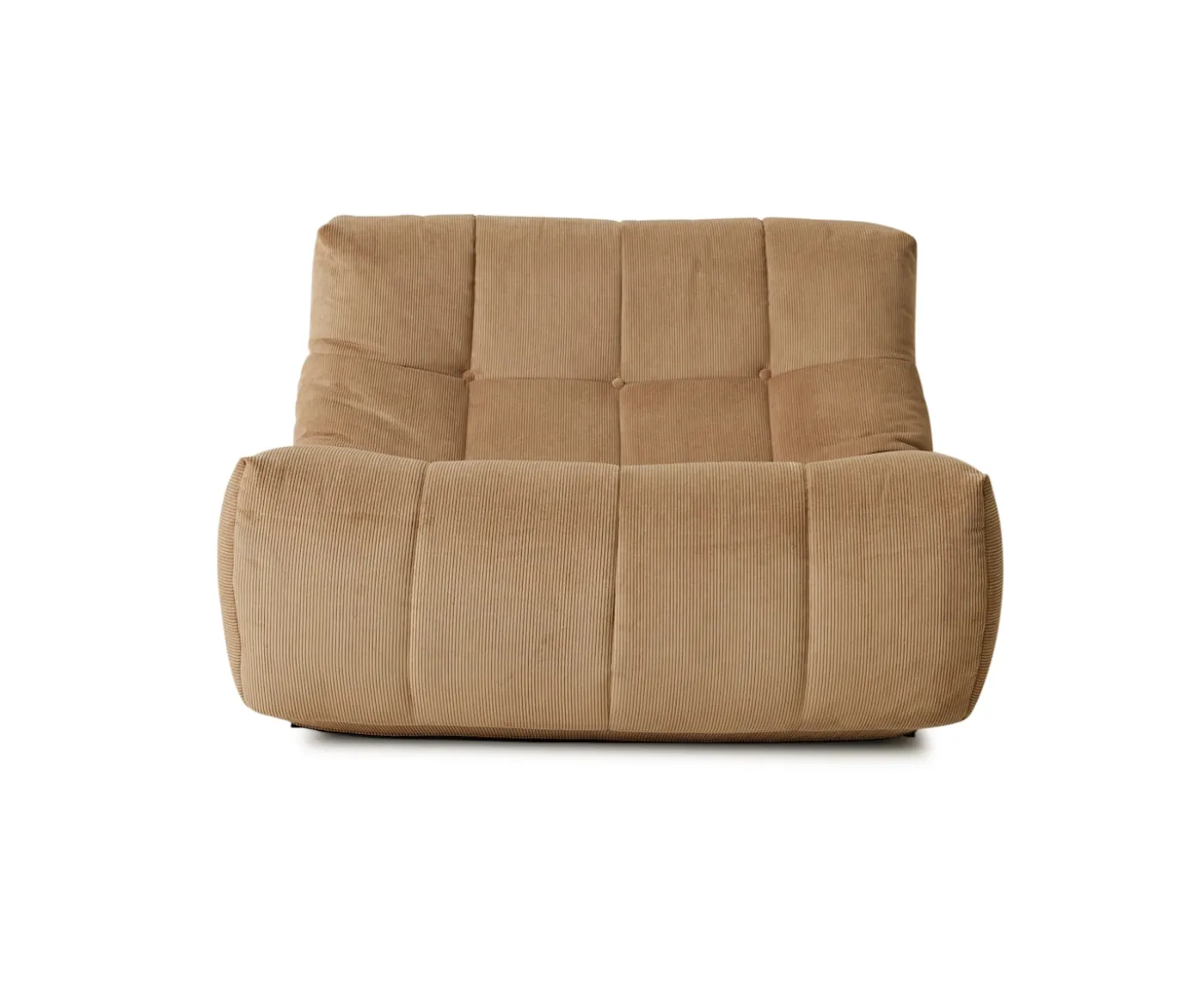 HKliving Lazy Lounge Fåtölj Corduroy Rib Brown