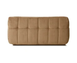 HKliving Lazy Lounge 2-sits Soffa Corduroy Rib Brown