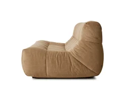 HKliving Lazy Lounge 2-sits Soffa Corduroy Rib Brown