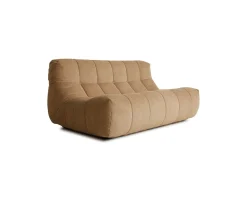 HKliving Lazy Lounge 2-sits Soffa Corduroy Rib Brown