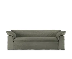 HKliving Nomad Soffa Linen/Army Green 244cm