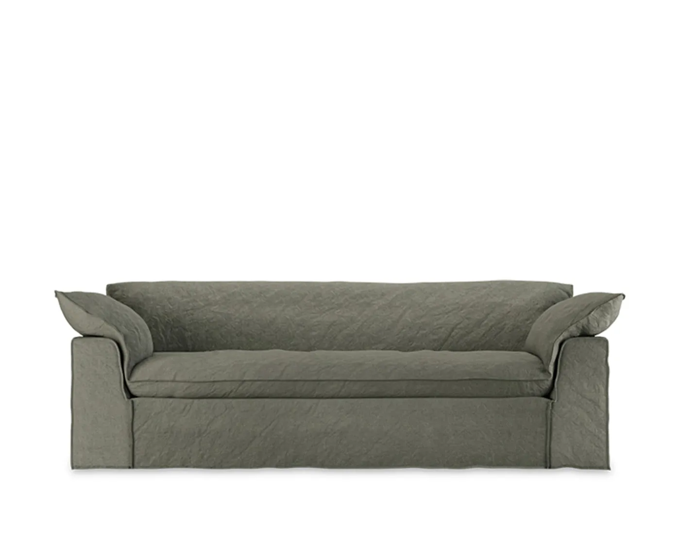 HKliving Nomad Soffa Linen/Army Green 244cm