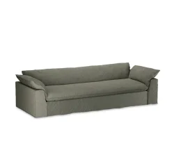 HKliving Nomad Soffa Linen/Army Green 305cm