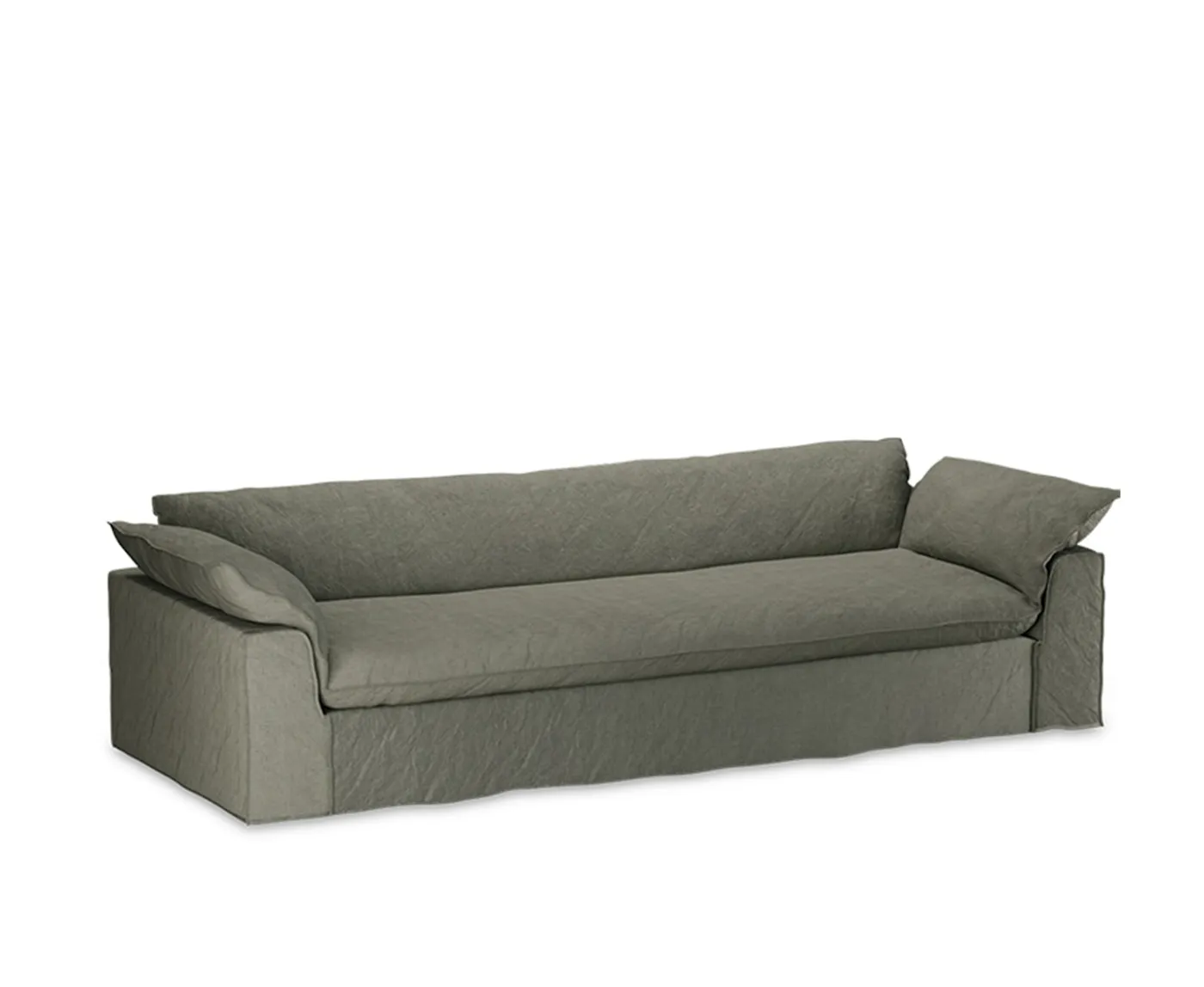 HKliving Nomad Soffa Linen/Army Green 305cm