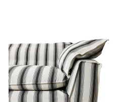 HKliving Nomad Soffa Rocco/Chalkstripe 204cm